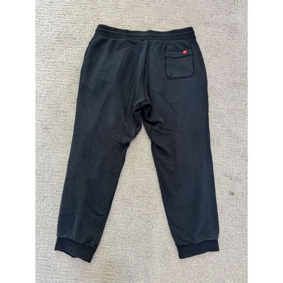 Nike Black Woven Sweatpants Joggers Mens XL Red Tag W/Pockets Back Pocket - Picture 1 of 7
